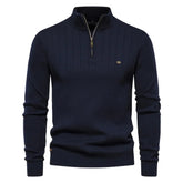 Suéter Masculino em Lã Bianchino BC173 - Modelagem Slim Fit, Gola V e Lã Premium para um visual refinado e confortável.