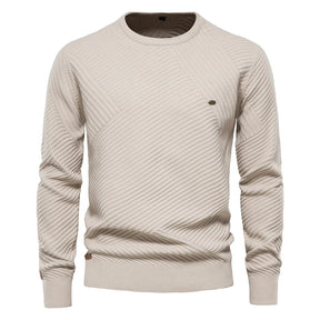 Suéter Masculino em Lã Bianchino BC175 - Modelo Slim Fit com Gola Redonda Sofisticada, Tecido Premium e Acabamento Reforçado para Estilo e Durabilidade.