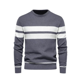 Suéter Masculino em Lã Bianchino BC176 - Slim Fit com Gola Redonda Clássica, Tecido Premium e Costuras Reforçadas para Elegância e Durabilidade.