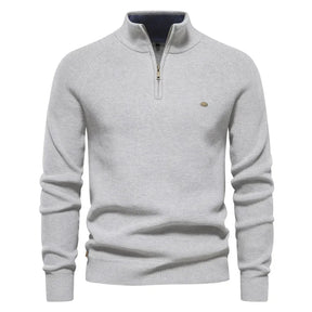 Suéter Masculino em Lã Bianchino BC173 - Modelagem Slim Fit, Gola V e Lã Premium para um visual refinado e confortável.