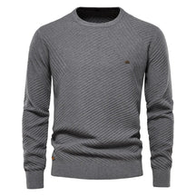 Suéter Masculino em Lã Bianchino BC175 - Modelo Slim Fit com Gola Redonda Sofisticada, Tecido Premium e Acabamento Reforçado para Estilo e Durabilidade.