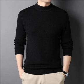 Suéter Masculino em Lã Gola Alta Bianchino BC180 - Estilo Sofisticado com Gola Alta. Ideal para Looks Clássicos e Modernos com Conforto e Durabilidade.