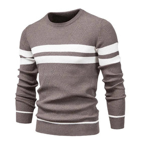 Suéter Masculino em Lã Bianchino BC176 - Slim Fit com Gola Redonda Clássica, Tecido Premium e Costuras Reforçadas para Elegância e Durabilidade.