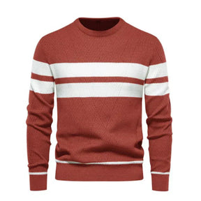 Suéter Masculino em Lã Bianchino BC176 - Slim Fit com Gola Redonda Clássica, Tecido Premium e Costuras Reforçadas para Elegância e Durabilidade.