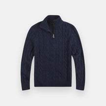Suéter Masculino em Tricot Bianchino BC018 - Estilo refinado com meio zíper e tricot premium para máximo conforto e elegância.