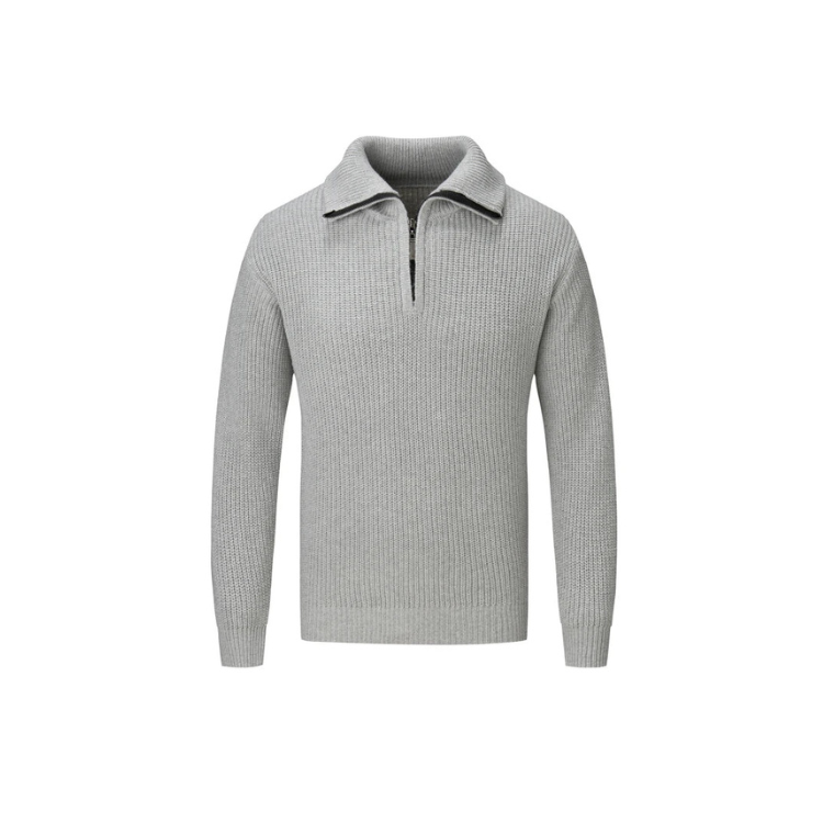 Suéter Masculino em Tricot Bianchino BC019 - Tricot premium e design refinado para um visual moderno e versátil.