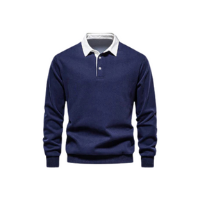 Suéter Masculino Gola Polo Bianchino BC021 - Tecido premium com design clássico e moderno, ideal para looks sofisticados e versáteis.