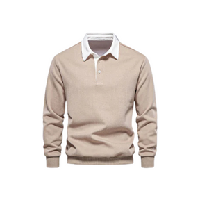Suéter Masculino Gola Polo Bianchino BC021 - Tecido premium com design clássico e moderno, ideal para looks sofisticados e versáteis.
