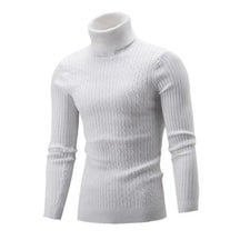 Suéter Masculino Pullover de Gola Alta Bianchino BC177 - Slim Fit com Tecido Premium e Gola Alta Sofisticada para Elegância e Conforto em Dias Frios.