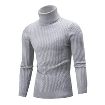 Suéter Masculino Pullover de Gola Alta Bianchino BC177 - Slim Fit com Tecido Premium e Gola Alta Sofisticada para Elegância e Conforto em Dias Frios.