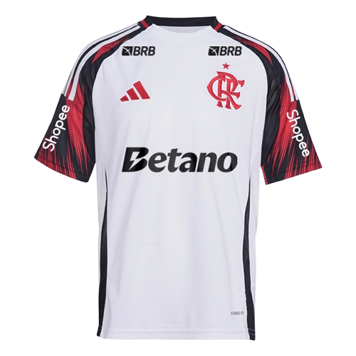 Manto Flamengo Jogo 2 Adidas 2025 – Com Kit Patrocínio – B. Henrique 27